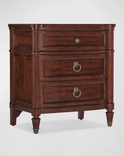 Hooker Furniture Charleston 3-drawer Nightstand In Brown