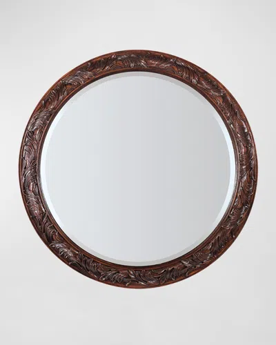 Hooker Furniture Charleston 42" Round Mirror In Brown