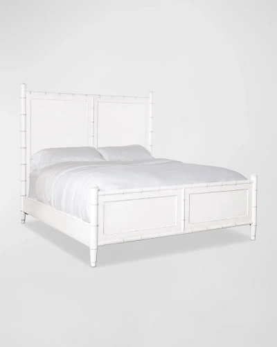 Hooker Furniture Charleston King Panel Bed In White Heron