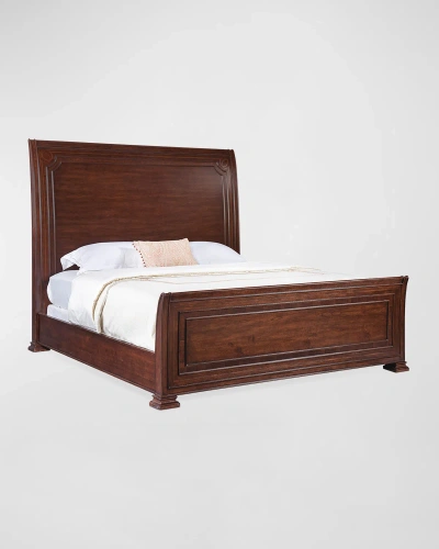Hooker Furniture Charleston Queen Sleigh Bed In Maraschino Cherry