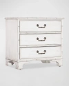 Hooker Furniture Charleston White 3-drawer Nightstand In White Heron