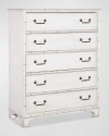 Hooker Furniture Charleston White 5-drawer Chest In White Heron