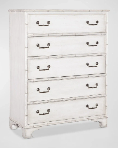 Hooker Furniture Charleston White 5-drawer Chest In White Heron