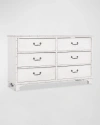 Hooker Furniture Charleston White 6-drawer Dresser In White Heron