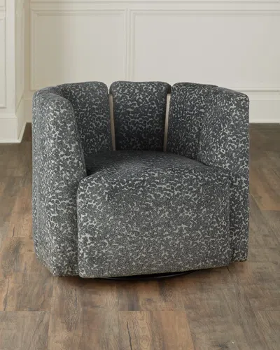 Hooker Furniture Chichi Swivel Chair In Black