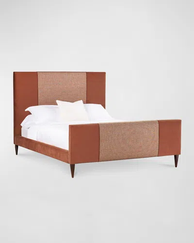 Hooker Furniture Dylan King Bed In Brick, Spice