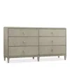 Hooker Furniture Elixir Six Drawer Dresser In Tan
