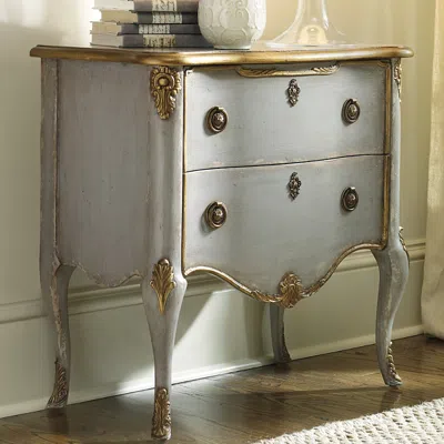 Hooker Furniture French Two Drawer Chest In Gray