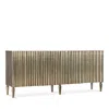 Hooker Furniture Riley Silver Wrapped Console In German Silver Foil