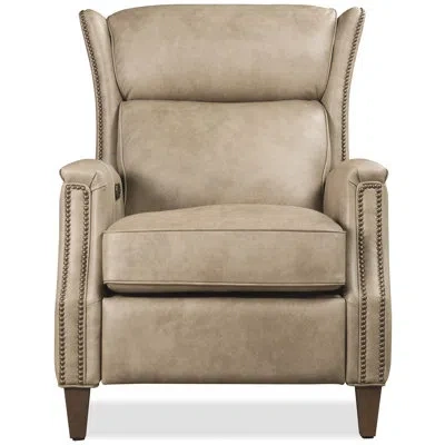 Hooker Furniture Lansing Power Recliner With Power Headrest In Beige