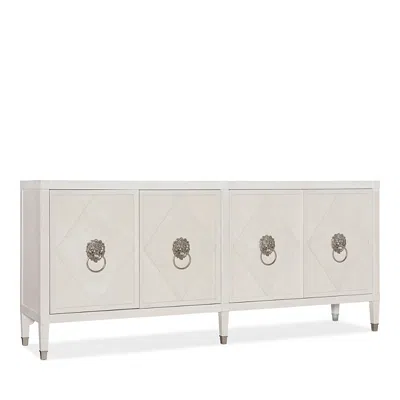 Hooker Furniture Leo Four Door Credenza In Cream White