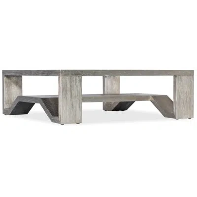 Hooker Furniture Melange Saber Cocktail Table In Gray