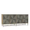 Hooker Furniture Marilyn Four-door Console In Gray