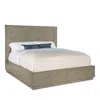 Hooker Furniture Mill Ridge King Panel Bed In Smoke Gray