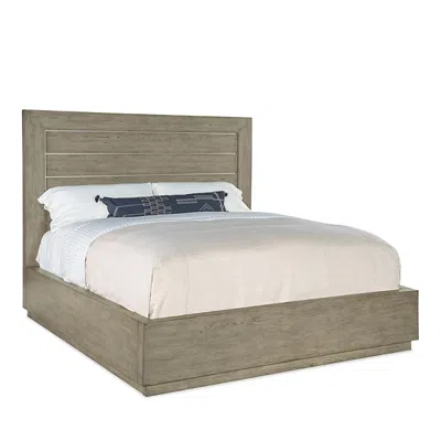Hooker Furniture Mill Ridge King Panel Bed In Smoke Gray