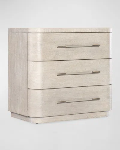 Hooker Furniture Modern Mood 3-drawer Nightstand In Cream