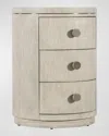 Hooker Furniture Modern Mood 3-drawer Nightstand In Diamond Alabaster