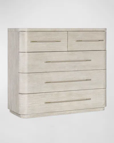 Hooker Furniture Modern Mood 5-drawer Bachelors Chest In Cream