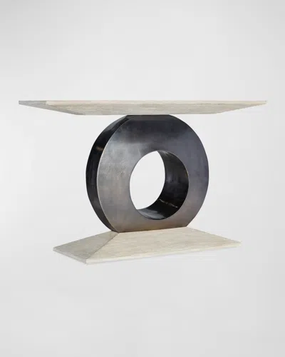 Hooker Furniture Modern Mood Console Table In Gray/black