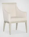 Hooker Furniture Modern Mood Dining Arm Chairs, Set Of 2 In Diamond Alabaster