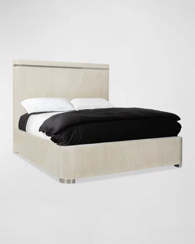 Hooker Furniture Modern Mood King Panel Bed In Diamond Alabaster