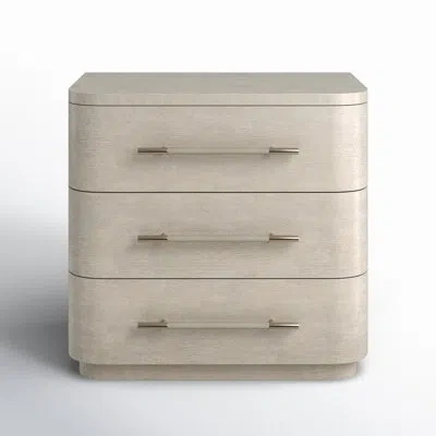 Hooker Furniture Modern Mood Mood Three Drawer Nightstand In Light Wood,diamond