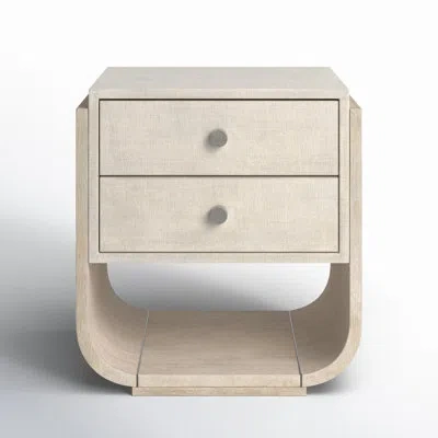 Hooker Furniture Modern Mood Mood Two Drawer Nightstand In Diamond