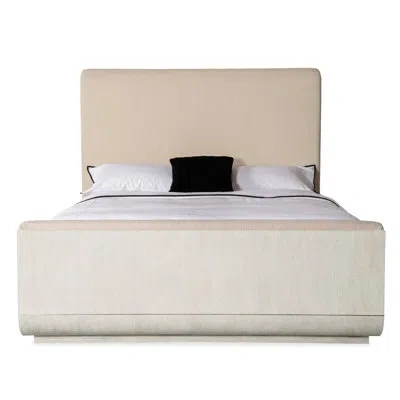 Hooker Furniture Modern Mood Mood Upholstered Panel Bed In Light Wood,diamond,inverness Natural