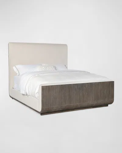 Hooker Furniture Modern Mood Upholstered King Panel Bed In Natural, Mink