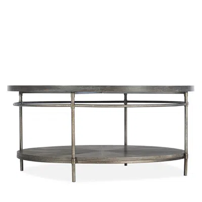 Hooker Furniture Round Starburst Coffee Table In Wood