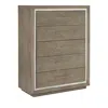 Hooker Furniture Serenity Five Drawer Chest In Dark Gray