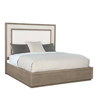 Hooker Furniture Serenity Rookery King Upholstered Panel Bed In Dark Gray