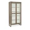 Hooker Furniture Serenity Sanderling Display Cabinet In Gray