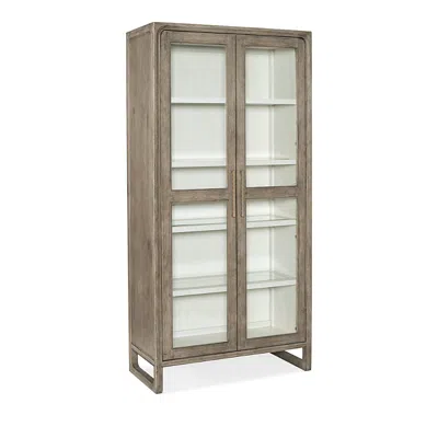Hooker Furniture Serenity Sanderling Display Cabinet In Gray