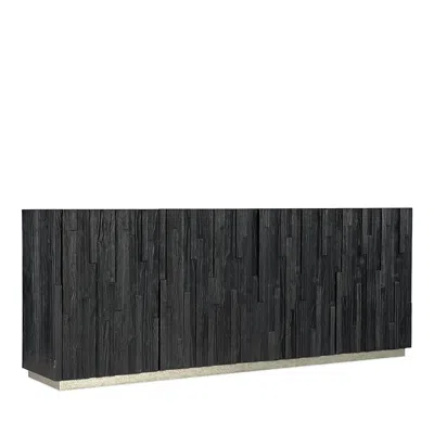 Hooker Furniture Chapman Shou Sugi Ban Entertainment Console In Black