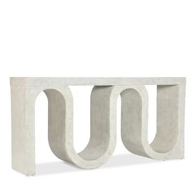 Hooker Furniture Snaked Console Table In Cream