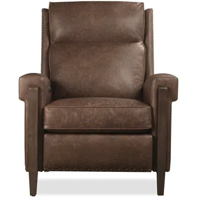 Hooker Furniture Whitton Power Recliner With Power Headrest In Brown