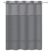 Hookless Shower Curtain In Graphite