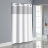 Hookless Shower Curtain In White