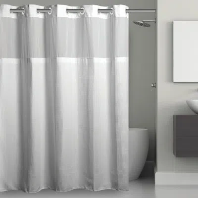 Hookless Shower Curtain In White