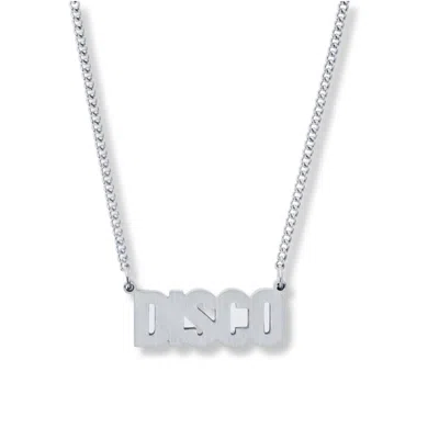 Hoops + Chains Ldn Women's Disco Chain Silver In Gray