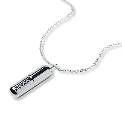 Hoops + Chains Ldn Women's Disco Pill Chain Silver