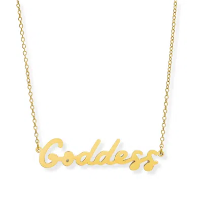 Hoops + Chains Ldn Women's Gold Goddess Chain