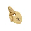 Hoops + Chains Ldn Women's Gold Heart Padlock Charm