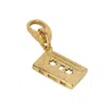Hoops + Chains Ldn Women's Gold Mix Tape Charm
