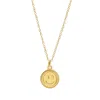 Hoops + Chains Ldn Women's Gold No Regrets Rave Coin Chain In Gold