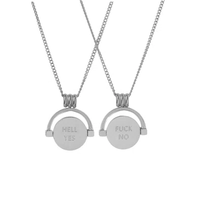 Hoops + Chains Ldn Women's Mini Destiny Spinner - Silver
