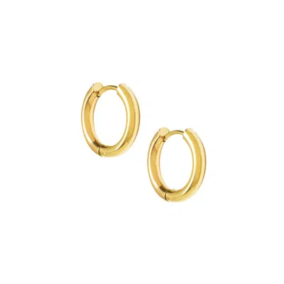 Hoops + Chains Ldn Women's Mini Huggies Gold