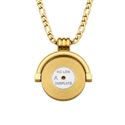 Hoops + Chains Ldn Women's Vinyl Record Spinner Chain - Gold