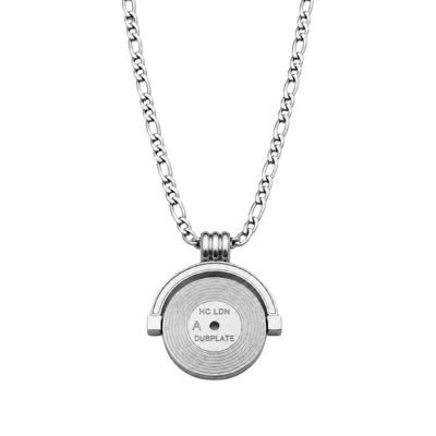 Hoops + Chains Ldn Women's Vinyl Record Spinner Chain - Silver